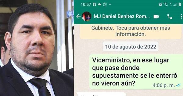 La Nación / Actual ministro de Justicia también habría sido informado