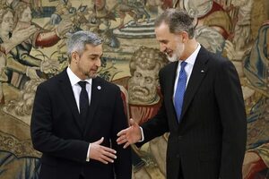 Felipe VI recibe al presidente de Paraguay en su primera visita a España - Mundo - ABC Color