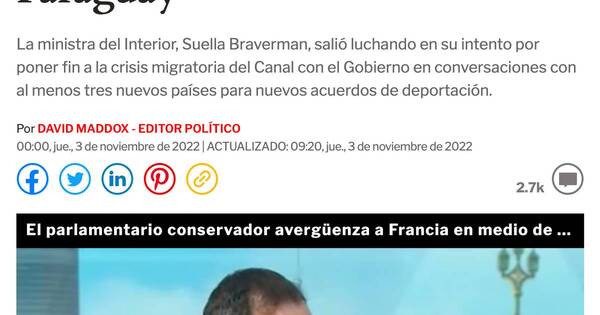 La Nación / Gobierno de Marito negocia venida de inmigrantes ilegales de Reino Unido a Paraguay