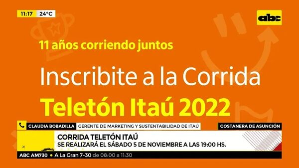 Corrida Teletón Itaú - ABC Noticias - ABC Color