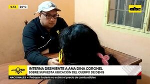 Interna desmiente a Ana Dina Coronel  - ABC Noticias - ABC Color