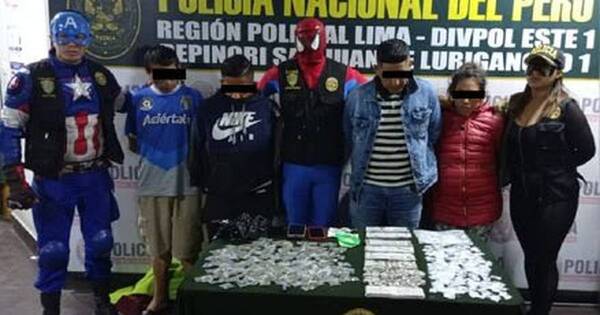 La Nación / Operación Marvel: policías de Perú se disfrazaron de superhéroes y desarticularon un clan de droga