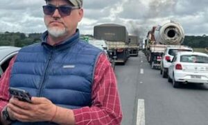 Palo Rubín llegó a Camboriú en medio de protestas por Lula: “Los bloqueos siguen duros”