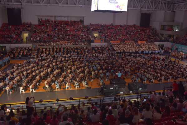 #SuenaParaguay: 1.400 niños y jóvenes dieron un mensaje de esperanza a través de la música