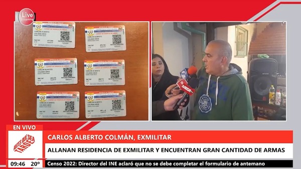 Exmilitar denunciado por vecinos cuenta con todos los documentos de sus armas, afirmó el fiscal - Megacadena — Últimas Noticias de Paraguay