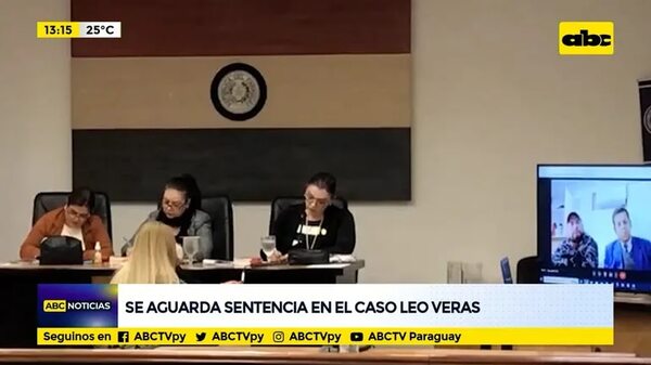 Aguardan sentencia en el caso de Leo Veras - ABC Noticias - ABC Color