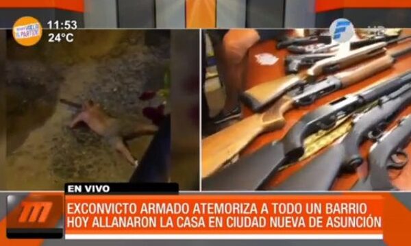 Hombre que atemorizaba a vecinos no será detenido | Telefuturo