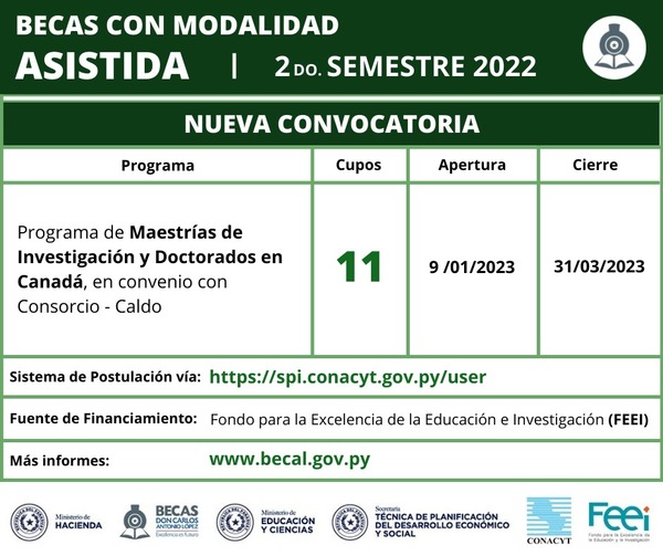 Becal pone a disposición la guía de bases y condiciones para maestrías y doctorados en Canadá - .::Agencia IP::.