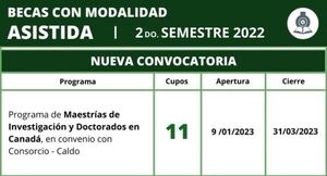 Becal pone a disposición la guía de bases y condiciones para maestrías y doctorados en Canadá