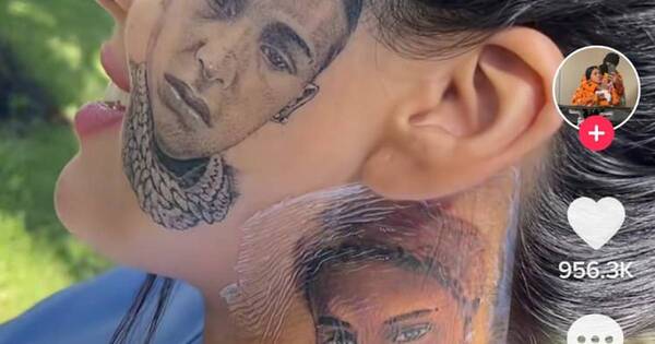 La Nación / ¿Venganza? descubrió la infidelidad de su pareja y se desquitó tatuándose su rostro en la cara