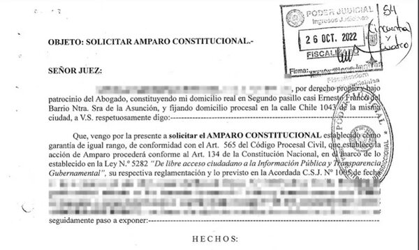 Asunción: madre solicitó amparo constitucional para acceder a rendiciones de gratuidad en escuela pública - Nacionales - ABC Color