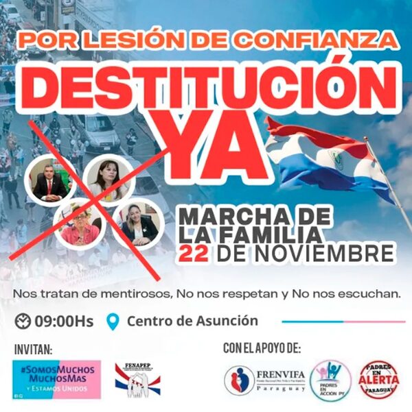 Transformación Educativa: exigen destitución de “cabezas” del MEC y llaman a una nueva marcha - Nacionales - ABC Color