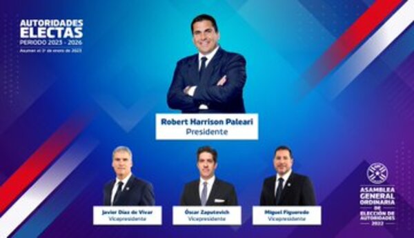 Robert Harrison, reelecto: “Muchas gracias por acompañar este sueño”