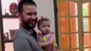 La pequeña Candela retornó tras exitosa cirugía en EEUU