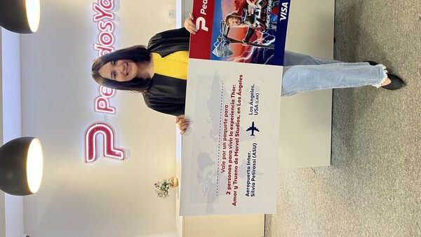 PedidosYa y Visa llevan a una ganadora a Los Ángeles