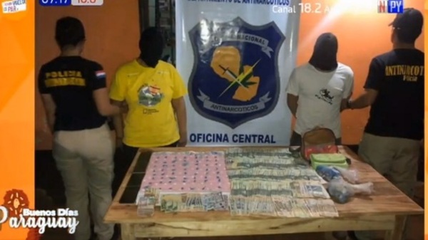 Incautan 60 dosis de cocaína y G. 47 millones en Ybycuí - Paraguaype.com