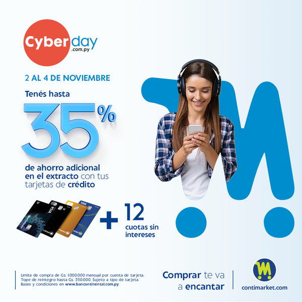 CyberDay: Contimarket.com te espera con imperdibles promociones y ofertas - Megacadena — Últimas Noticias de Paraguay