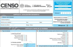 INE pone a conocimiento de la ciudadanía el cuestionario del Censo Nacional de Viviendas 2022 - .::Agencia IP::.