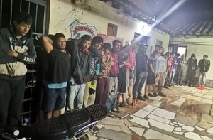 Operativo para evitar carreras clandestinas deja varios detenidos en Luque