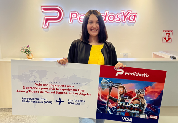PedidosYa y Visa llevan a una ganadora a Los Ángeles | Empresas | 5Días