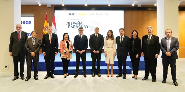 Mario Abdo Benítez expuso ante empresarios españoles bondades para impulsar negocios en Paraguay - .::Agencia IP::.