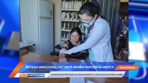 Brindaron asistencia médica con provisión de medicamentos y anteojos en Estero Cambá