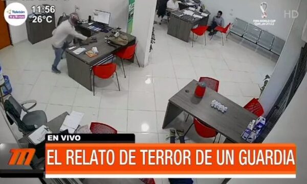 Relato de terror de un guardia tras un asalto | Telefuturo