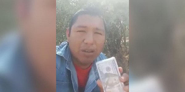 INDÍGENA DE YALVE SANGA ENCONTRÓ PAQUETES CON DÓLARES Y EN LA COMISARÍA LE DIJERON QUE ERAN FALSOS