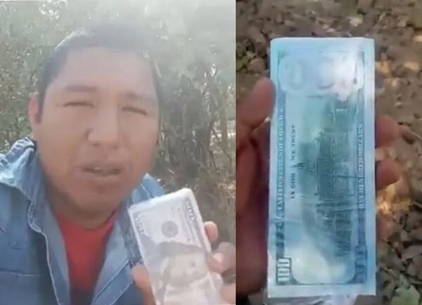 Indígena encontró paquetes con dólares y en la comisaría le dijeron que eran falsos - Noticiero Paraguay