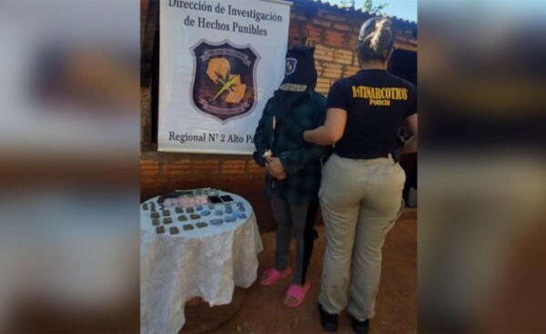 Imputan a una mujer detenida con 250.7 gramos de marihuana