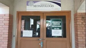 Recién nacido fue abandonado en el hospital de Clínicas