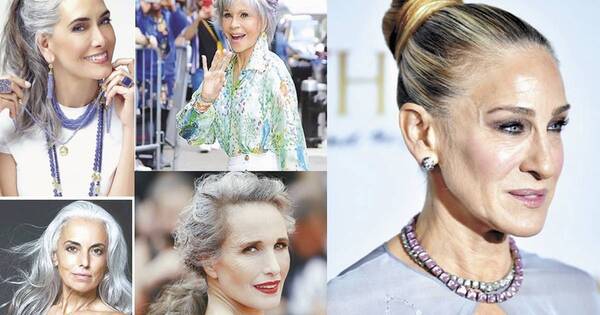 La Nación / Peinados para lucir tus canas con estilo