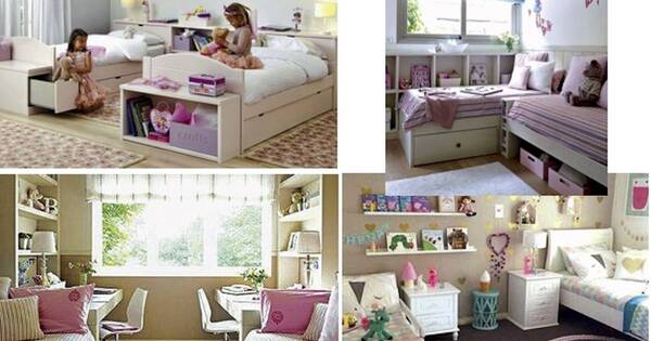 La Nación / Tips para crear encantadores cuartos compartidos y multiusos