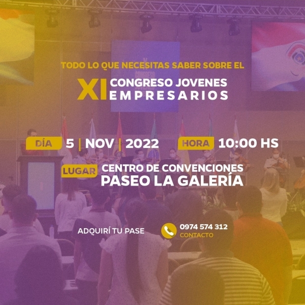 Hoy se desarrolla el XI Congreso de Jóvenes Empresarios