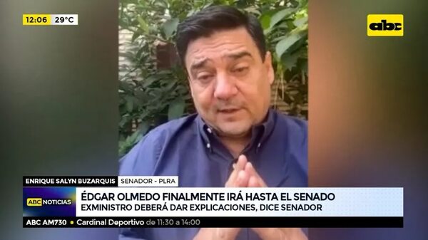 Édgar Olmedo finalmente irá hasta el Senado - ABC Noticias - ABC Color