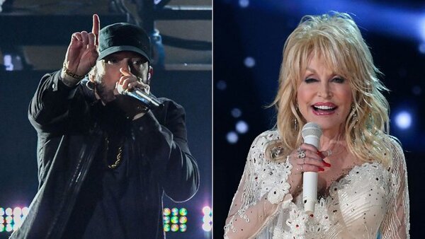 Eminem y Dolly Parton ingresan al Salón de la Fama del Rock