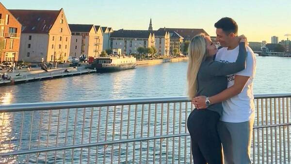 Crónica / Blas Riveros a Dahiana: "Completás mi vida, todo lo que necesitaba está en vos"