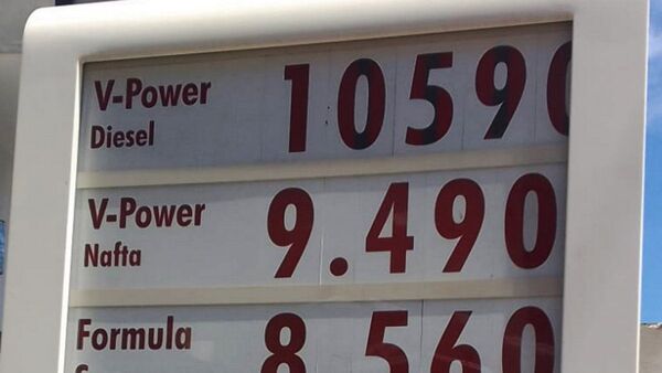 Emblemas privados subieron G. 300 sus naftas y G. 600 el gasoil común
