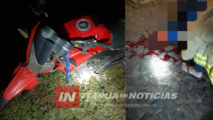 MOTOCICLISTA PERDIÓ LA VIDA EN EL DISTRITO DE LA PAZ