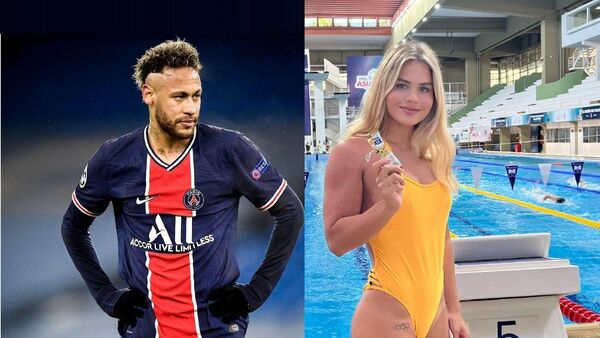 Neymar le dejó un "me gusta" a la nadadora Luana Alonso