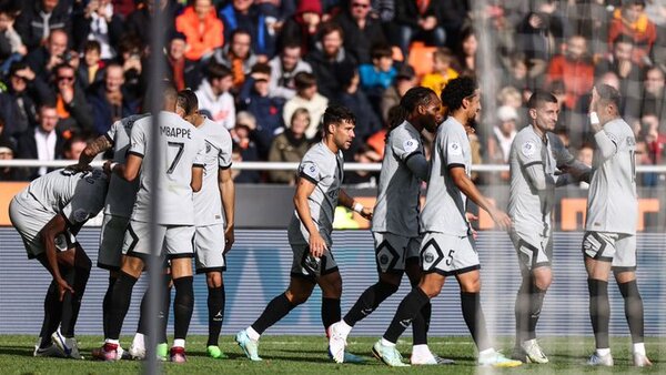 El París Saint-Germain sufre para ganar en Lorient