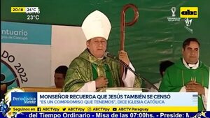 Monseñor recuerda que Jesús también se censó - Periodísticamente - ABC Color