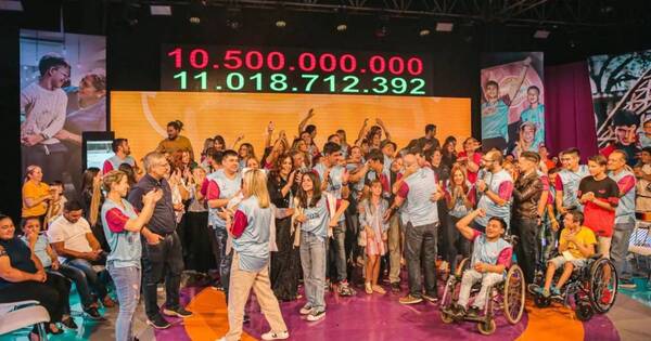 La Nación / Teletón superó la meta y recaudó G. 11.018.712.392