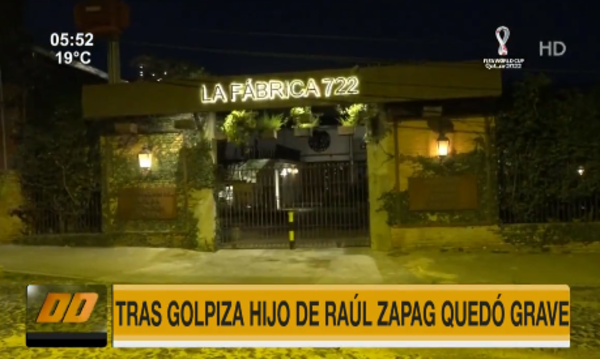 Hijo de Raúl Zapag quedó grave tras brutal golpiza en discoteca de Asunción | Telefuturo