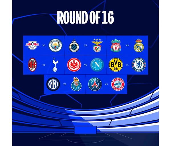 Champions League: Cruces infartantes en octavos