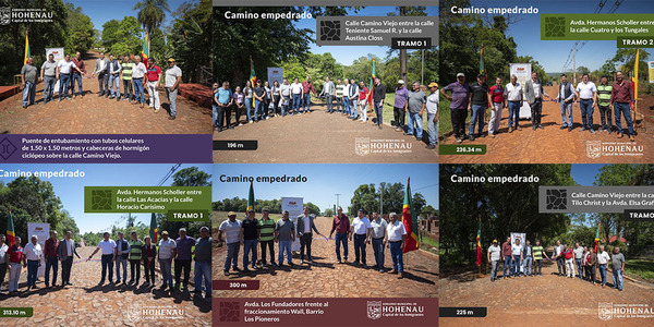 HOHENAU: INAUGURAN IMPORTANTES OBRAS VIALES