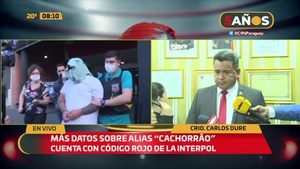 Alias "Cachorrão" con código rojo de la Interpol - C9N