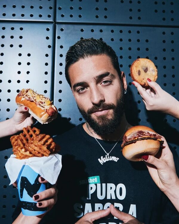 Maluma vende hamburguesas y hot dogs a través de un restaurante digital - Gente - ABC Color