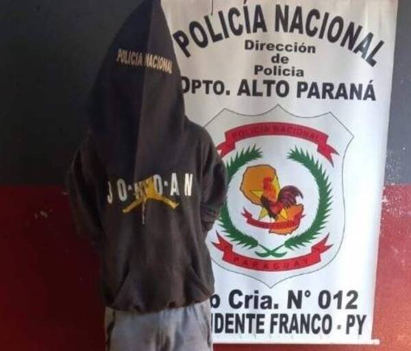 Crónica / Hijo alaha fue detenido tras "pelar" la casa de su papá