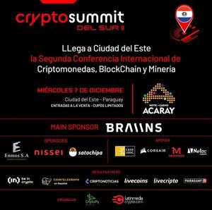 Anuncian el evento más grande de criptomonedas en Paraguay: Crypto Summit del Sur II - .::Agencia IP::.